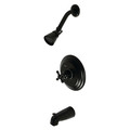 Metropolitan Tub and Shower Faucet, Matte Black, Wall Mount KB2630BX